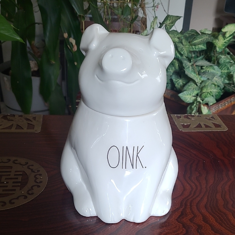 Rae Dunn Pig Canister